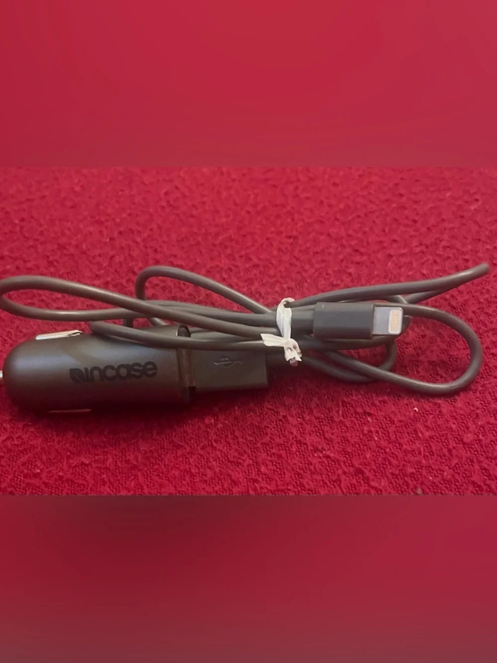 Incase High Speed Mini Car Charger with an attached charging cable